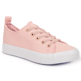 Atletico pink gummi sneakers lyserød