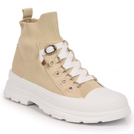 High-top sneakers til kvinder beige Atletico