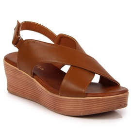 Brune Filippo brune kilesandaler til kvinder
