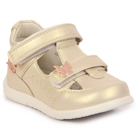 American Club gyldne pigesandaler gylden