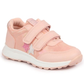 Pink Jr American Club sportssko med velcro lyserød