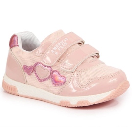 Pink Jr American Club sportssko med velcro lyserød