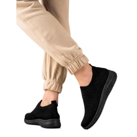 W. Potocki Sneakers med Potocki-krystaller sort