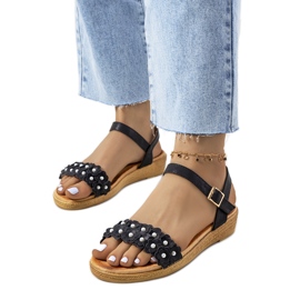 Farra sorte sandaler til kvinder