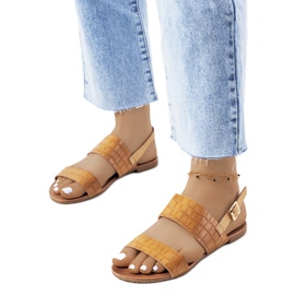 Chinn brune sandaler til kvinder