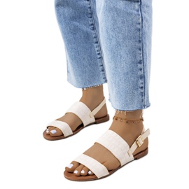Beige damesandaler fra Chinn