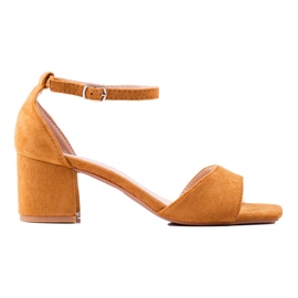 Lovery Casual Camel Sandaler brun