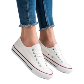 TRENDI Hvide sneakers