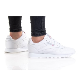 Reebok Cl Lthr Jr GZ6097 sko hvid