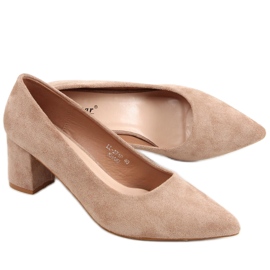 Pumps på høje hæle Mindy Khaki beige