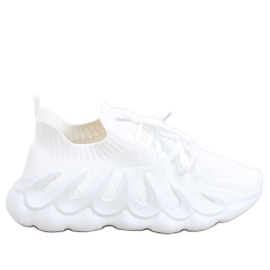 Ineng White sokker sportssko hvid