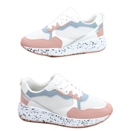 Truth White sneakers til kvinder hvid blå lyserød sølv