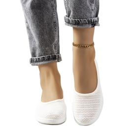 Ilse beige gennembrudte sneakers ecru