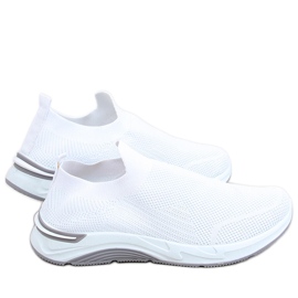 Bloom White sokker sportssko hvid