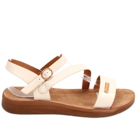 Leaf Beige damesandaler