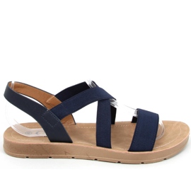 Zinnia Blue damesandaler marine blå