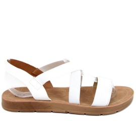 Zinnia White damesandaler hvid