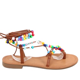 Romerske kvinder med Megh Camel perler brun