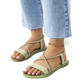 Kiara grønne damesandaler