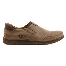Polbut Herre slip-on moccasin J51 sko, brun