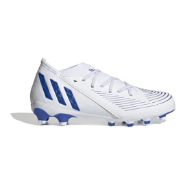 Adidas Predator Edge.3 Mg Jr GZ2893 fodboldstøvler hvid hvid