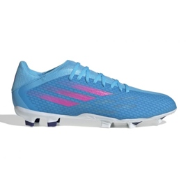 Adidas X Speedflow.3 Fg M GW7483 fodboldstøvler blå blå