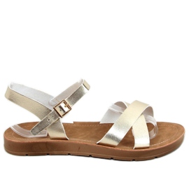 Nevada Gold damesandaler gylden