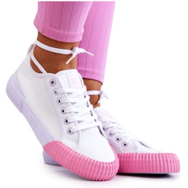 Materiale Sneakers Big Star JJ274111 Hvide sneakers