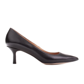 Marco Shoes Elegante stiletter med lavere hæl sort
