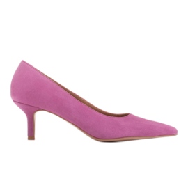 Marco Shoes Elegante stiletter med lavere hæl lyserød