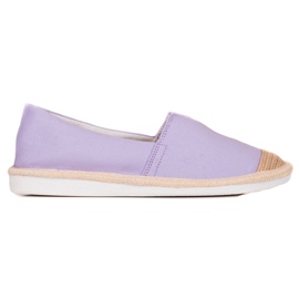 DK Moderigtige lilla espadriller violet