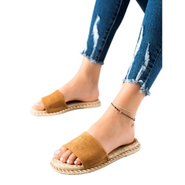 Cm Paris Casual beige hjemmesko brun