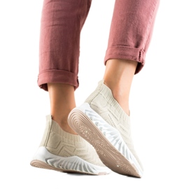 DK Slip-on sportssko beige