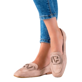 Seastar Stilrene loafers i ruskind beige brun