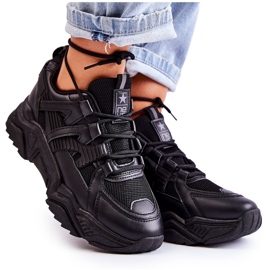 Dame sportssko Sneakers Black Daren sort