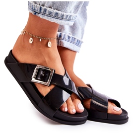 Dame gummi hjemmesko ZAXY JJ285058 Sort