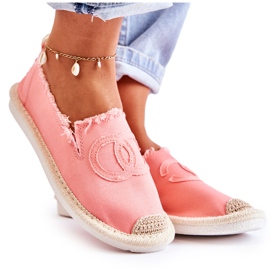PS1 Klassiske espadriller til kvinder Coral Flaure lyserød
