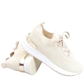 Remy Beige strømpesneakers