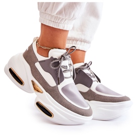 PS1 Sportssneakers til kvinder Hvid-grå New Horizon