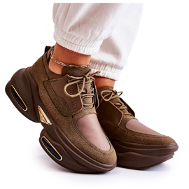 PS1 Sportssneakers til kvinder Khaki New Horizon sko brun