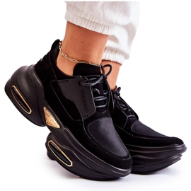 PS1 Damesneakers Sportssko Sort New Horizon