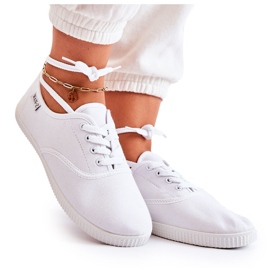 PE1 Klassiske sneakers til kvinder Hvid Dellis