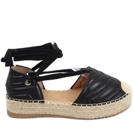 Freesia Sorte ankelbundne espadriller