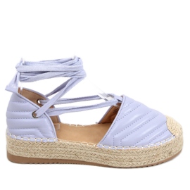 Freesia lilla ankellange espadriller violet