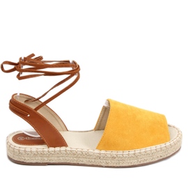 Andrina Gule espadriller til kvinder brun