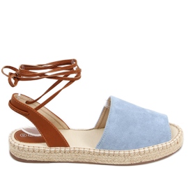 Andrina Blå espadriller til kvinder