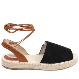 Andrina Sorte espadriller til kvinder