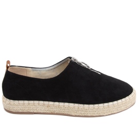 Flynn Black espadriller til kvinder sort