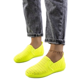 Mallory grønne gennembrudte sneakers flerfarvet