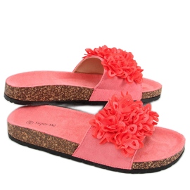 Berry Coral kork hjemmesko lyserød